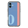 スリムプロテクションプレミアムケース with MagSafe［ オリジナル - initial color line - O blue ］
