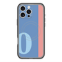 スリムプロテクションプレミアムケース with MagSafe［ オリジナル - initial color line - O blue ］