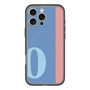 スリムプロテクションプレミアムケース with MagSafe［ オリジナル - initial color line - O blue ］