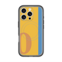 スリムプロテクションプレミアムケース with MagSafe［ オリジナル - initial color line - O orange ］