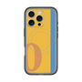 スリムプロテクションプレミアムケース with MagSafe［ オリジナル - initial color line - O orange ］
