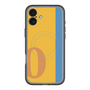 スリムプロテクションプレミアムケース with MagSafe［ オリジナル - initial color line - O orange ］