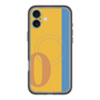スリムプロテクションプレミアムケース with MagSafe［ オリジナル - initial color line - O orange ］