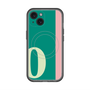 スリムプロテクションプレミアムケース with MagSafe［ オリジナル - initial color line - O green ］