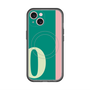 スリムプロテクションプレミアムケース with MagSafe［ オリジナル - initial color line - O green ］