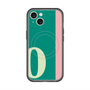 スリムプロテクションプレミアムケース with MagSafe［ オリジナル - initial color line - O green ］