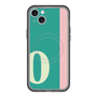 スリムプロテクションプレミアムケース with MagSafe［ オリジナル - initial color line - O green ］