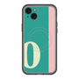 スリムプロテクションプレミアムケース with MagSafe［ オリジナル - initial color line - O green ］
