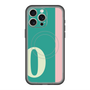 スリムプロテクションプレミアムケース with MagSafe［ オリジナル - initial color line - O green ］