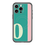スリムプロテクションプレミアムケース with MagSafe［ オリジナル - initial color line - O green ］