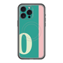 スリムプロテクションプレミアムケース with MagSafe［ オリジナル - initial color line - O green ］