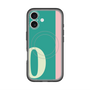 スリムプロテクションプレミアムケース with MagSafe［ オリジナル - initial color line - O green ］
