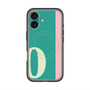 スリムプロテクションプレミアムケース with MagSafe［ オリジナル - initial color line - O green ］