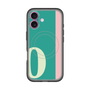 スリムプロテクションプレミアムケース with MagSafe［ オリジナル - initial color line - O green ］