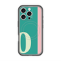 スリムプロテクションプレミアムケース with MagSafe［ オリジナル - initial color line - O green ］