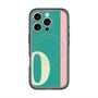 スリムプロテクションプレミアムケース with MagSafe［ オリジナル - initial color line - O green ］