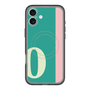 スリムプロテクションプレミアムケース with MagSafe［ オリジナル - initial color line - O green ］