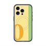 スリムプロテクションプレミアムケース with MagSafe［ オリジナル - initial color line - O yellow ］