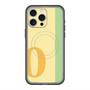 スリムプロテクションプレミアムケース with MagSafe［ オリジナル - initial color line - O yellow ］