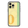 スリムプロテクションプレミアムケース with MagSafe［ オリジナル - initial color line - O yellow ］