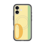 スリムプロテクションプレミアムケース with MagSafe［ オリジナル - initial color line - O yellow ］