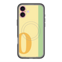スリムプロテクションプレミアムケース with MagSafe［ オリジナル - initial color line - O yellow ］