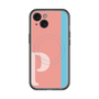 スリムプロテクションプレミアムケース with MagSafe［ オリジナル - initial color line - P pink ］