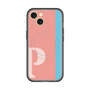 スリムプロテクションプレミアムケース with MagSafe［ オリジナル - initial color line - P pink ］