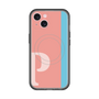 スリムプロテクションプレミアムケース with MagSafe［ オリジナル - initial color line - P pink ］