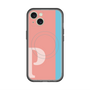 スリムプロテクションプレミアムケース with MagSafe［ オリジナル - initial color line - P pink ］
