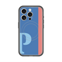 スリムプロテクションプレミアムケース with MagSafe［ オリジナル - initial color line - P blue ］