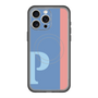 スリムプロテクションプレミアムケース with MagSafe［ オリジナル - initial color line - P blue ］