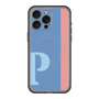 スリムプロテクションプレミアムケース with MagSafe［ オリジナル - initial color line - P blue ］