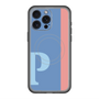 スリムプロテクションプレミアムケース with MagSafe［ オリジナル - initial color line - P blue ］