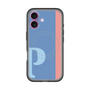 スリムプロテクションプレミアムケース with MagSafe［ オリジナル - initial color line - P blue ］