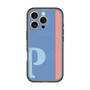 スリムプロテクションプレミアムケース with MagSafe［ オリジナル - initial color line - P blue ］