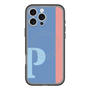 スリムプロテクションプレミアムケース with MagSafe［ オリジナル - initial color line - P blue ］