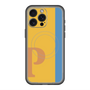 スリムプロテクションプレミアムケース with MagSafe［ オリジナル - initial color line - P orange ］