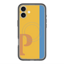 スリムプロテクションプレミアムケース with MagSafe［ オリジナル - initial color line - P orange ］