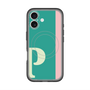 スリムプロテクションプレミアムケース with MagSafe［ オリジナル - initial color line - P green ］