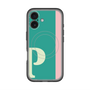 スリムプロテクションプレミアムケース with MagSafe［ オリジナル - initial color line - P green ］