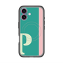 スリムプロテクションプレミアムケース with MagSafe［ オリジナル - initial color line - P green ］