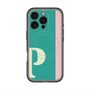 スリムプロテクションプレミアムケース with MagSafe［ オリジナル - initial color line - P green ］