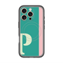 スリムプロテクションプレミアムケース with MagSafe［ オリジナル - initial color line - P green ］