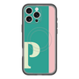 スリムプロテクションプレミアムケース with MagSafe［ オリジナル - initial color line - P green ］