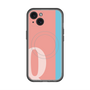 スリムプロテクションプレミアムケース with MagSafe［ オリジナル - initial color line - Q pink ］