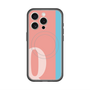 スリムプロテクションプレミアムケース with MagSafe［ オリジナル - initial color line - Q pink ］
