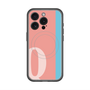 スリムプロテクションプレミアムケース with MagSafe［ オリジナル - initial color line - Q pink ］