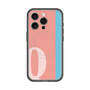 スリムプロテクションプレミアムケース with MagSafe［ オリジナル - initial color line - Q pink ］