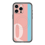 スリムプロテクションプレミアムケース with MagSafe［ オリジナル - initial color line - Q pink ］